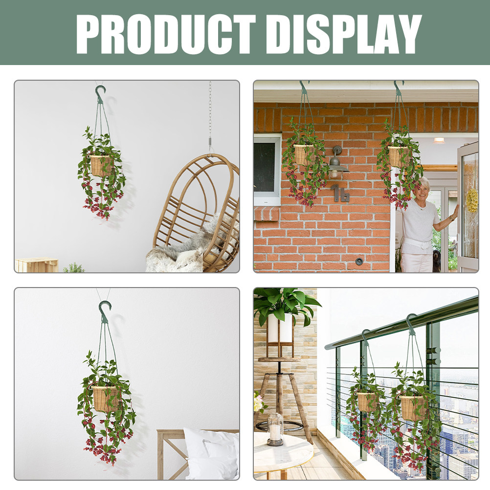 مجموعة من 5 قطع من خطافات التع - مراجعة Spider Plant Hanging وسعره