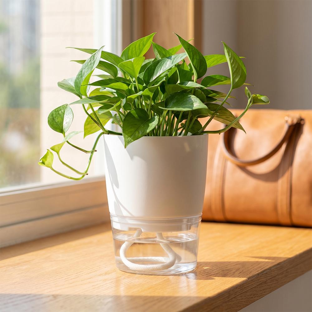 وعاء زهور بلاستيكي ذاتي الري ب - مراجعة Aloe Vera Pot وسعره